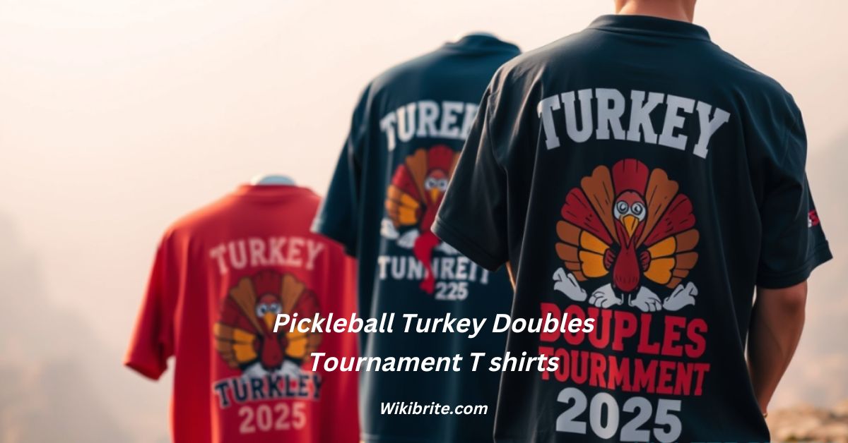 Pickleball Turkey Doubles Tournament T-Shirts