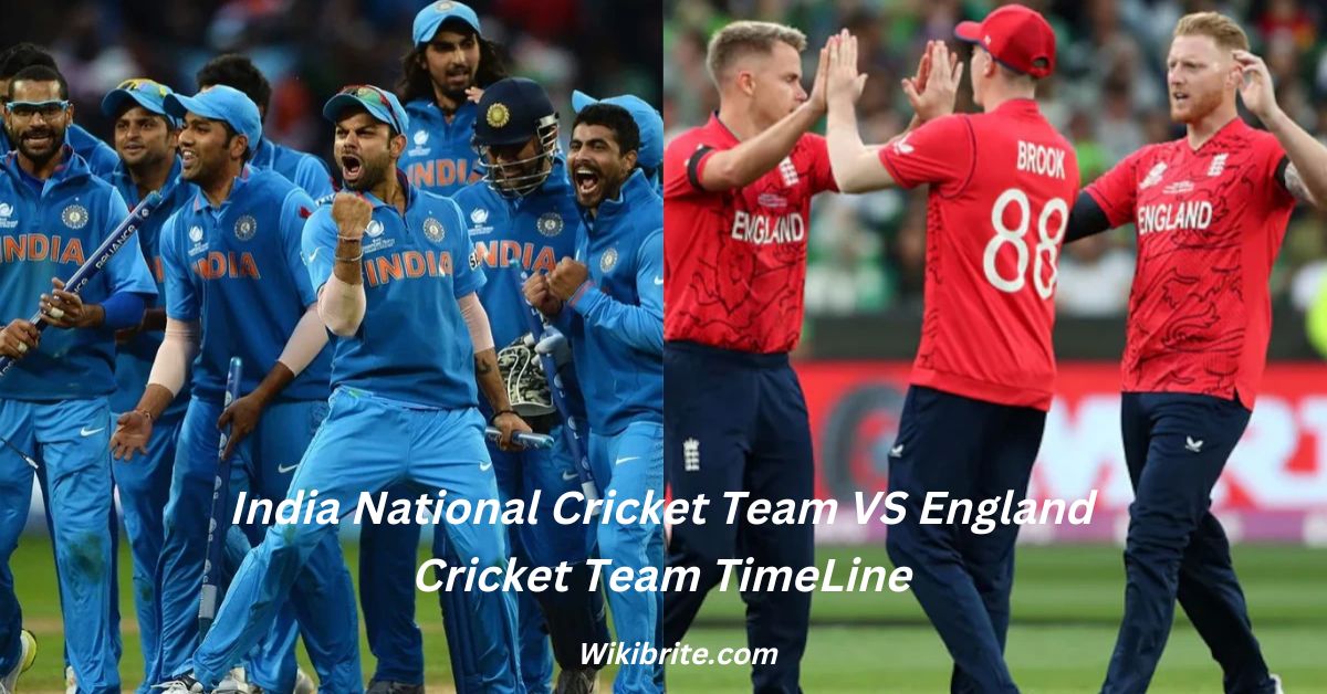 India National Cricket Team VS England Cricket Team TimeLine